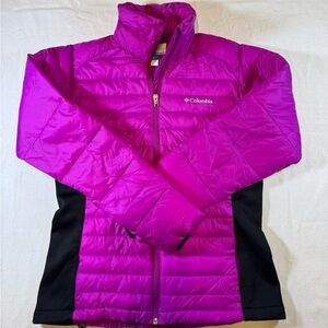 Columbia Magenta Puffer Jacket